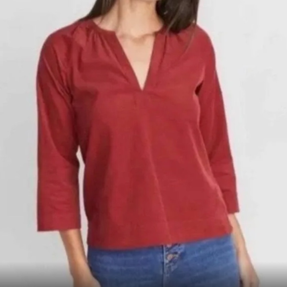 Marine Layer Lenora soft corduroy popover
